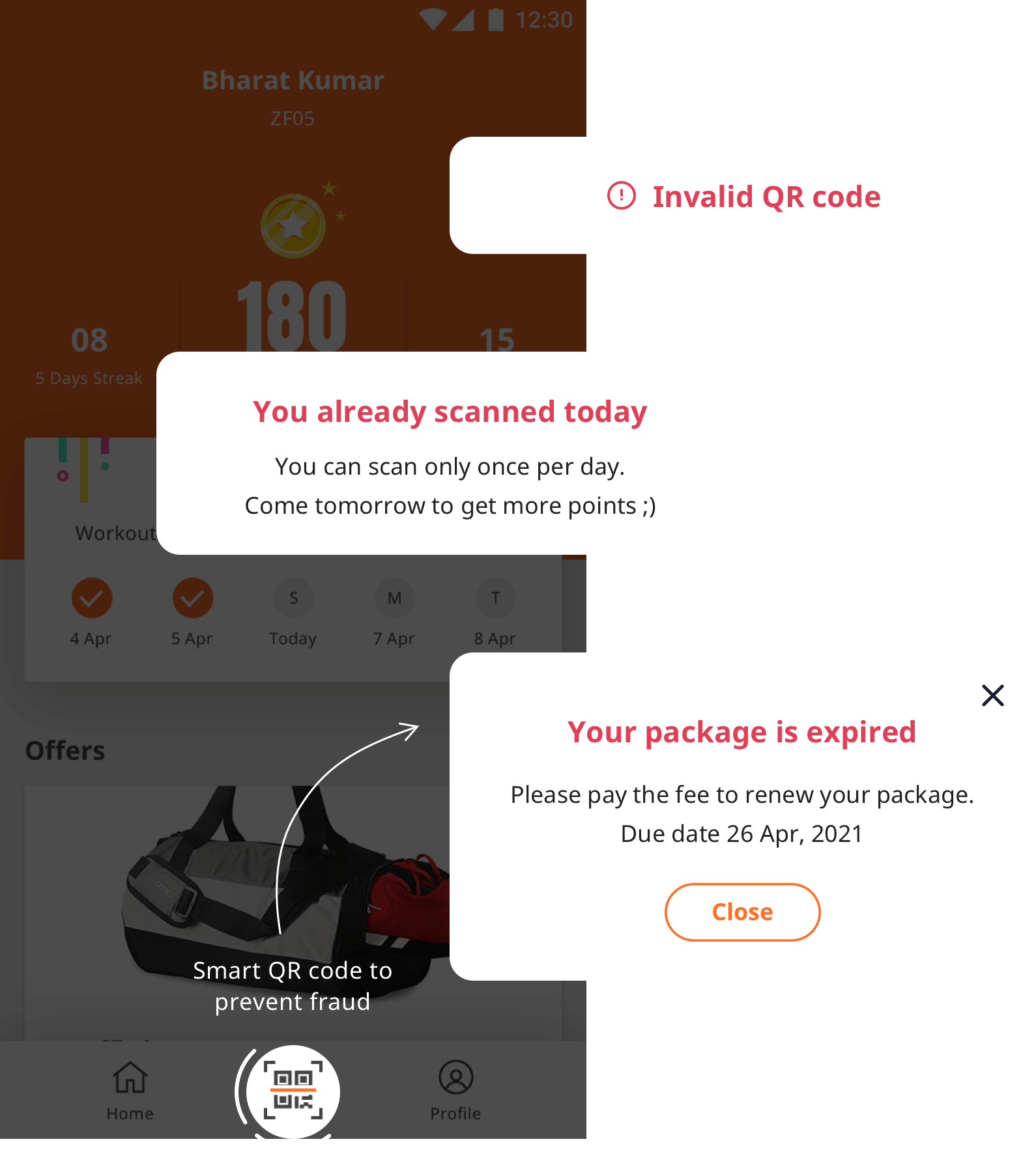 Fraud errors